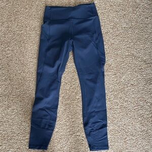 lululemon athletica Navy Blue Leggings